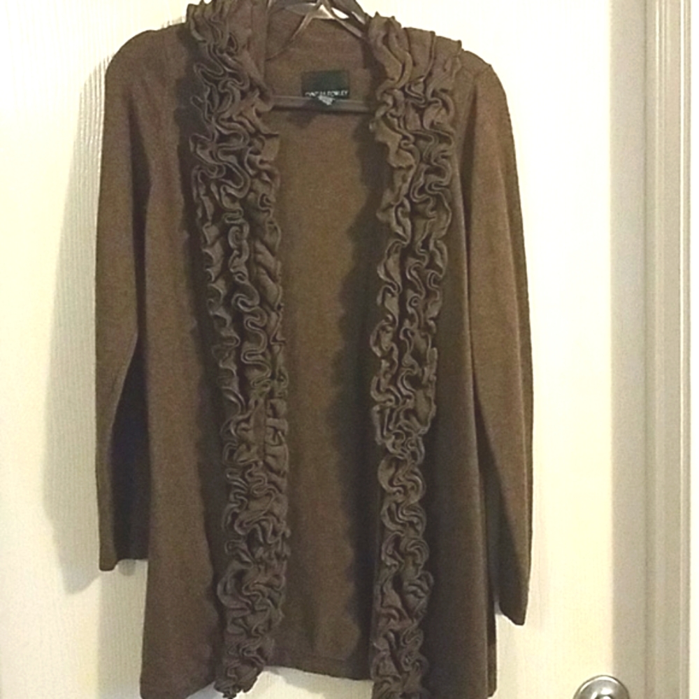 NEW Cynthia Rowley cardigan size L = Rabbit hair - Nwot